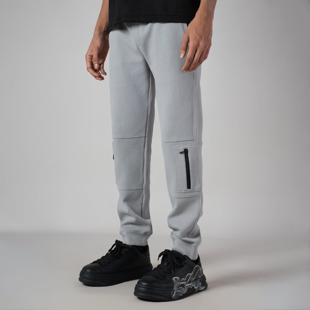 GREY ZIP POCKET SWEATPANT - Hophead