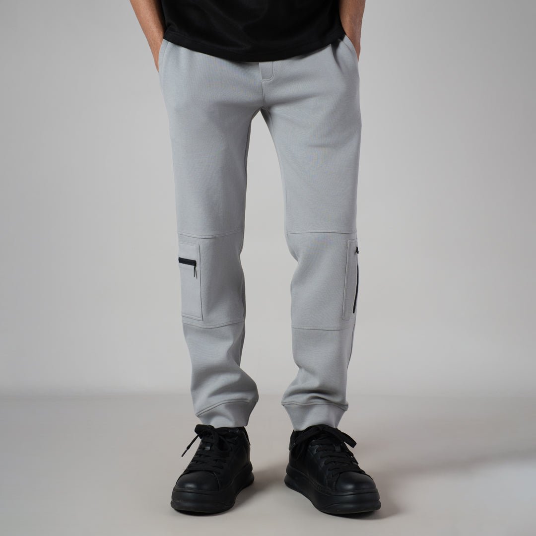 GREY ZIP POCKET SWEATPANT - Hophead
