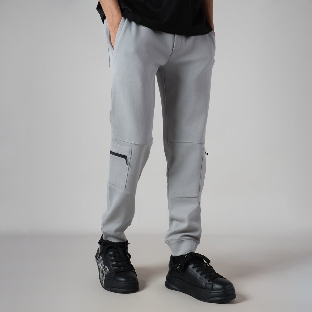 GREY ZIP POCKET SWEATPANT - Hophead