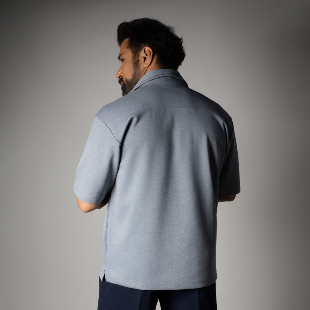 Iceblue Cuban Collar Shirt - Hophead