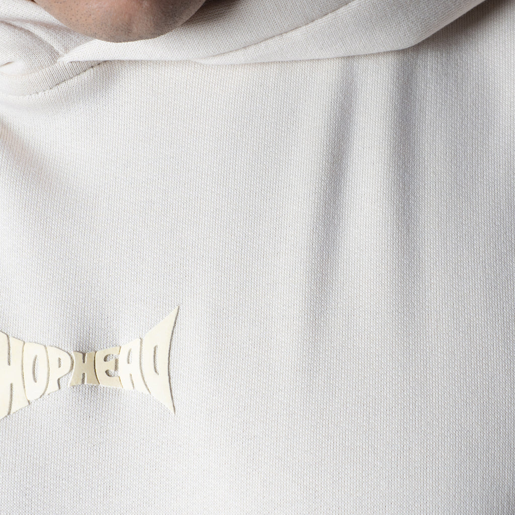 IVORY AXIS SLEEVELESS HOODIE - Hophead