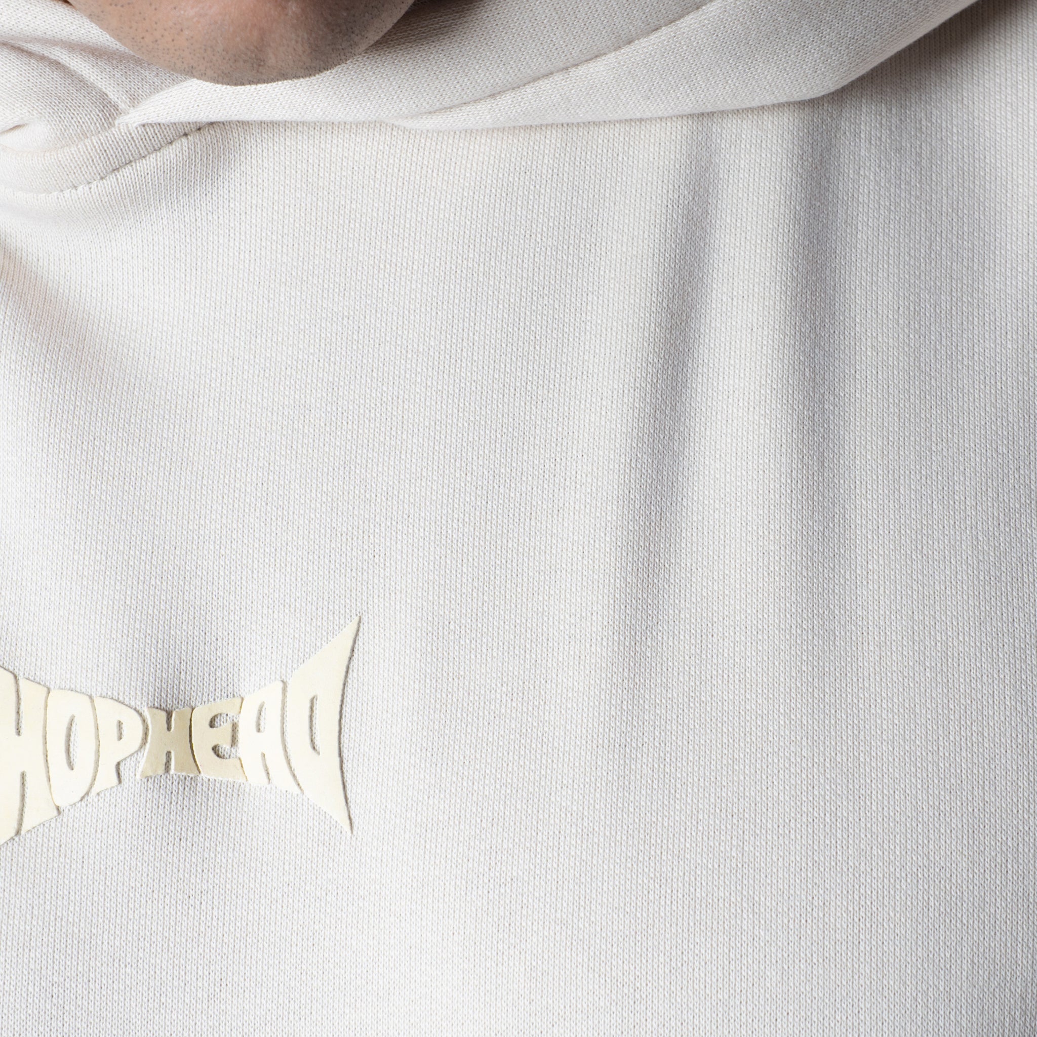 IVORY AXIS SLEEVELESS HOODIE - Hophead