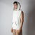 IVORY AXIS SLEEVELESS HOODIE