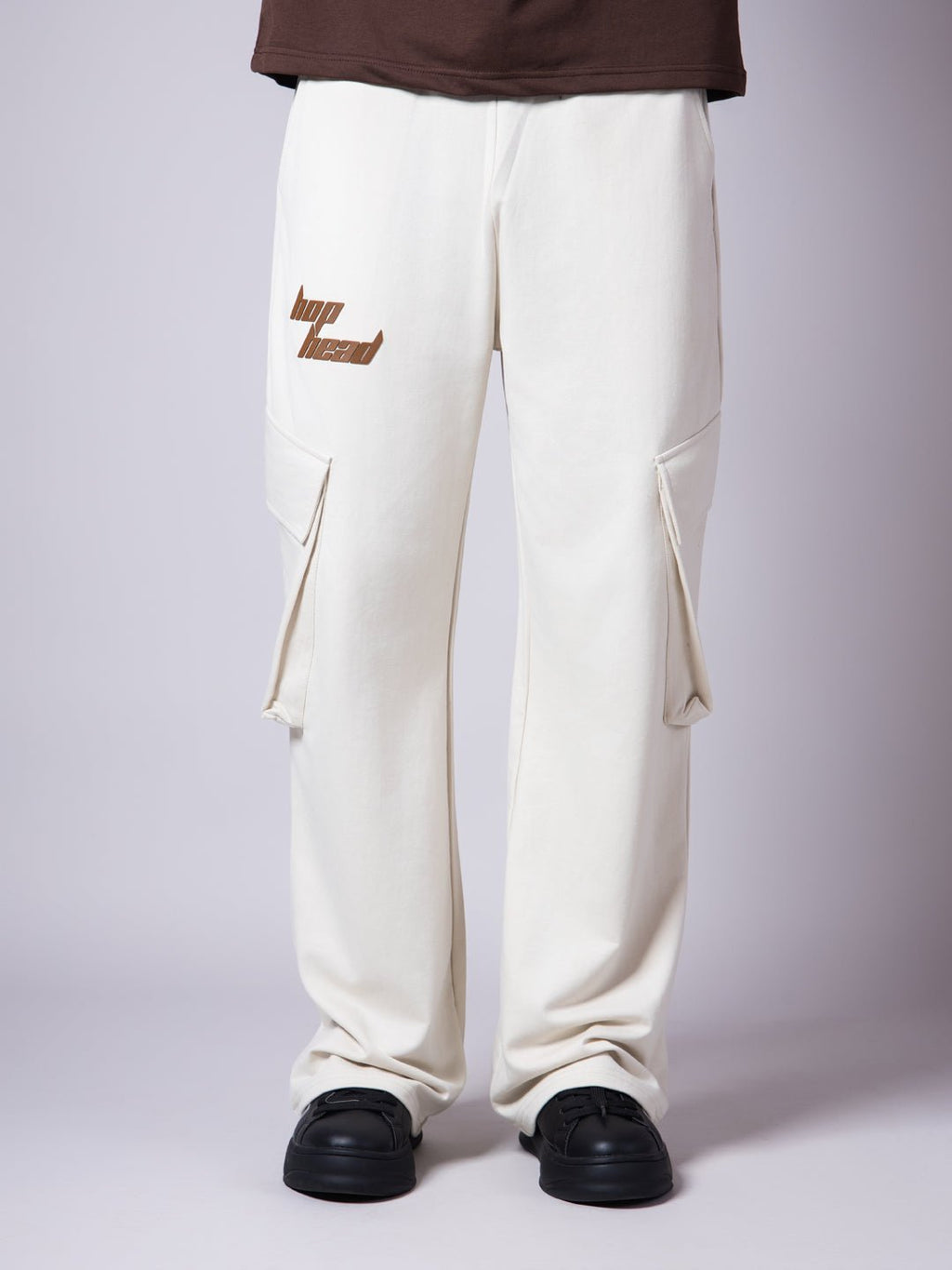 IVORY BIG POCKET EXTREME BAGGY SWEATPANTS - Hophead