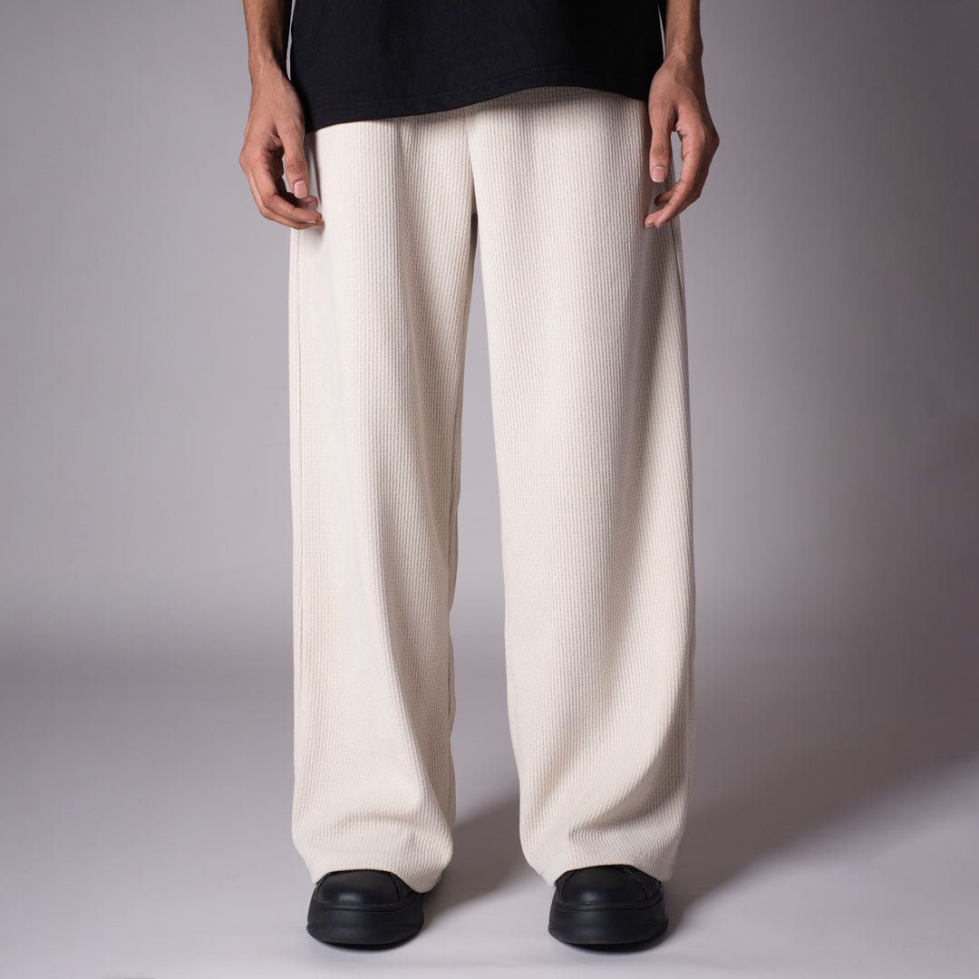 IVORY CORDRIP SWEATPANTS - Hophead