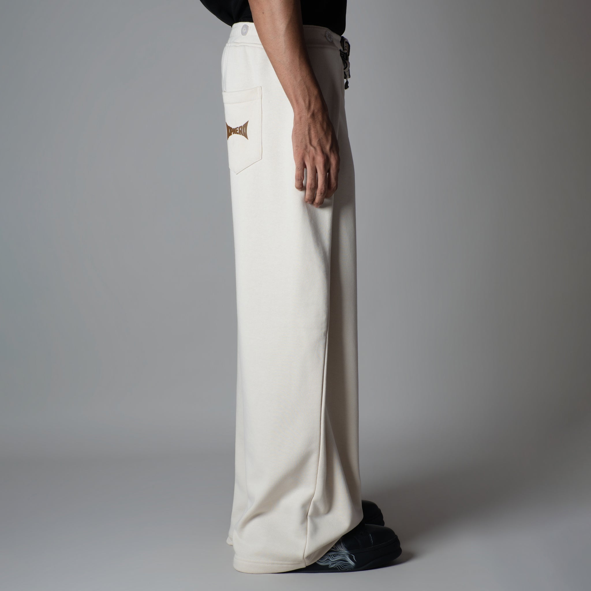 IVORY EXTRA PANEL SWEATPANTS - Hophead