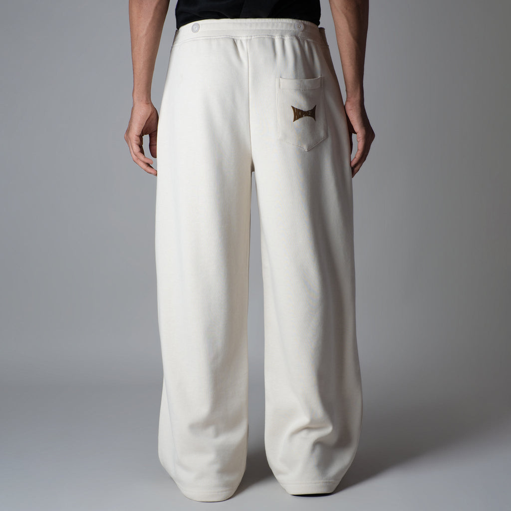 IVORY EXTRA PANEL SWEATPANTS - Hophead