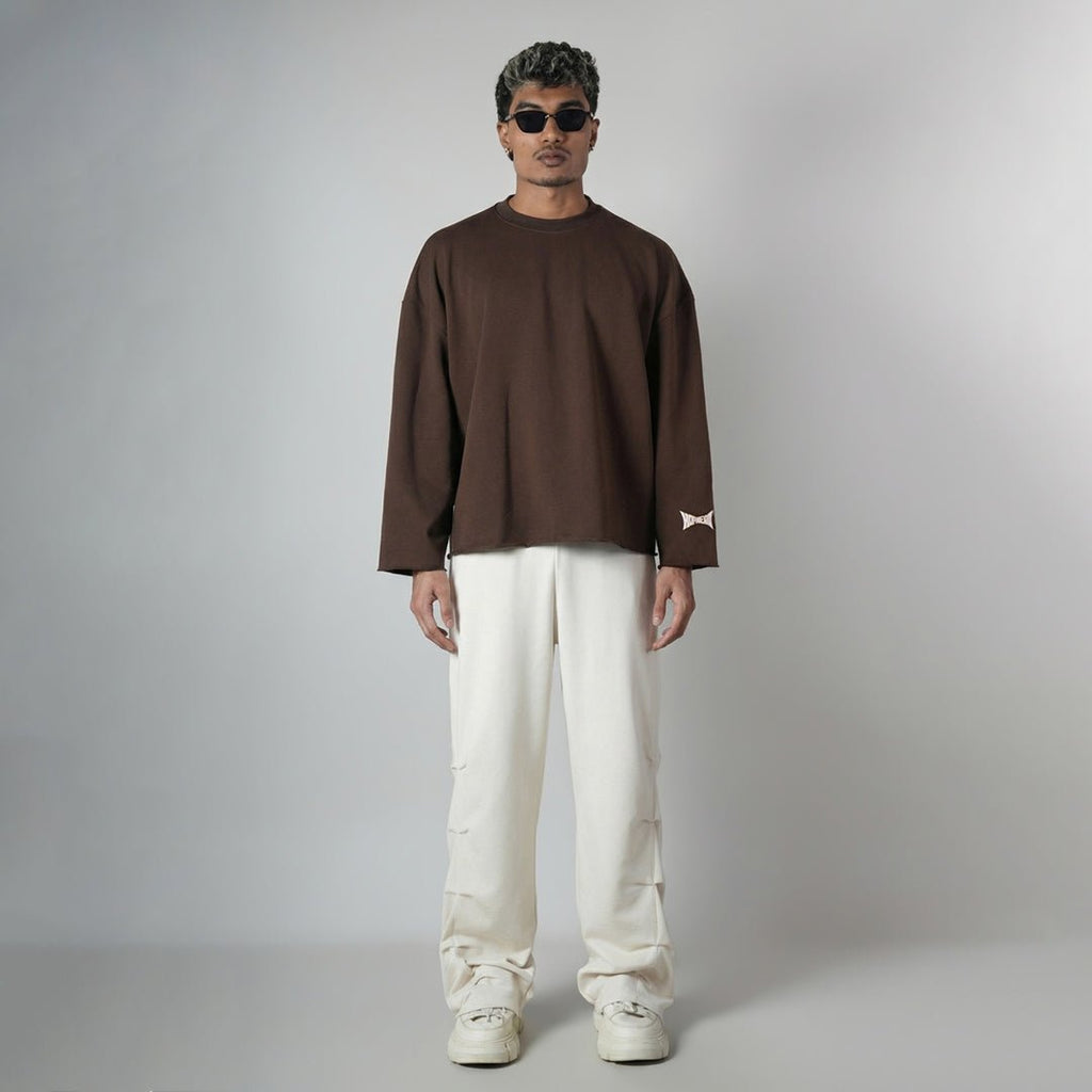 IVORY FIVE TUCKS SWEATPANTS - Hophead