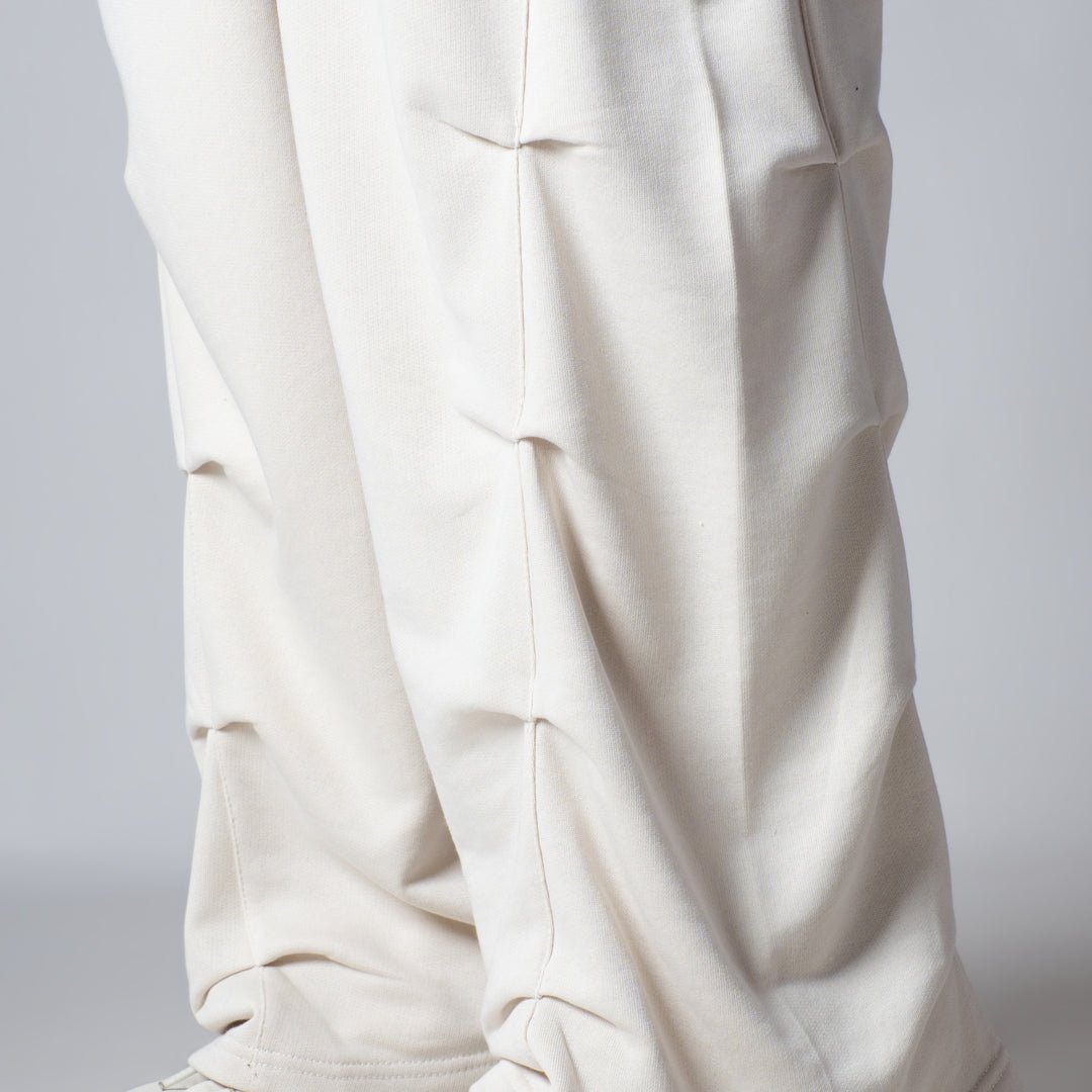 IVORY FIVE TUCKS SWEATPANTS - Hophead