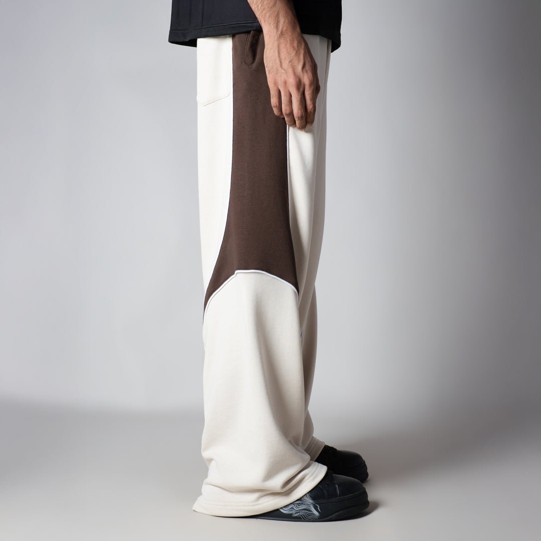 IVORY HALF CIRCLE SWEATPANT - Hophead