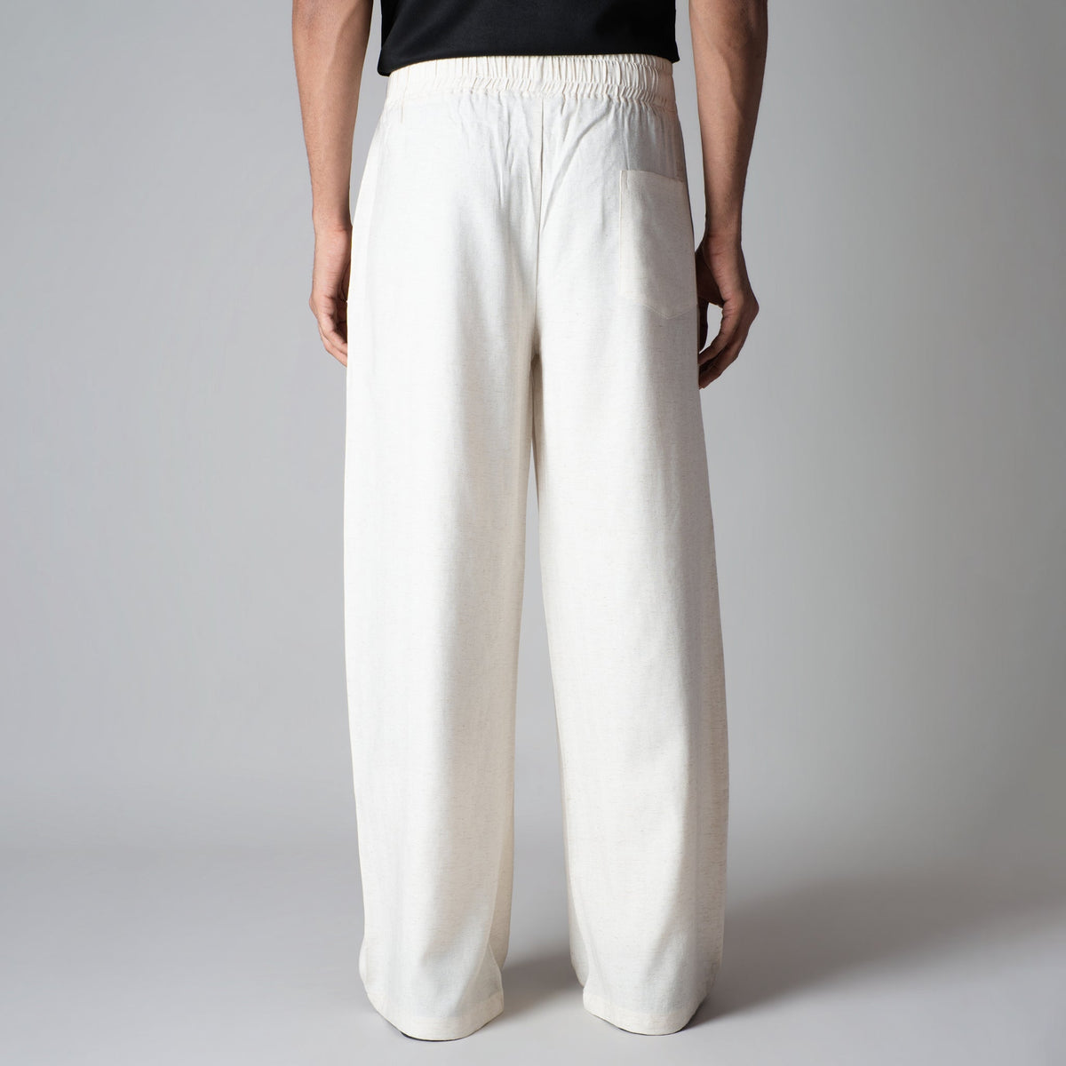 IVORY HAZE FLOW FABRIC PANT - Hophead