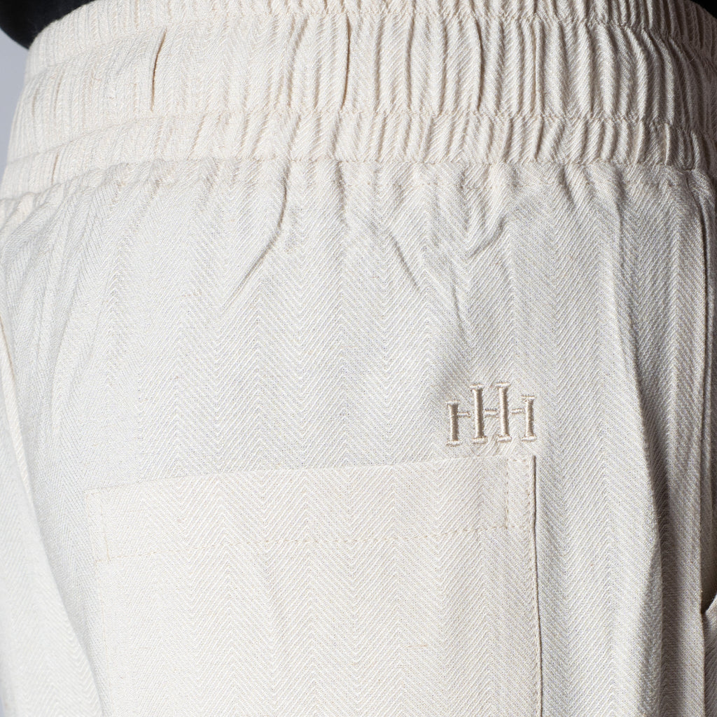 IVORY HAZE FLOW FABRIC PANT - Hophead