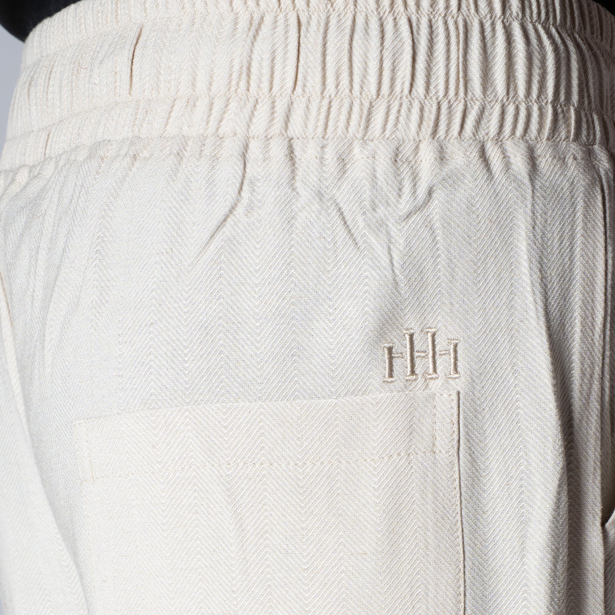 IVORY HAZE FLOW FABRIC PANT - Hophead