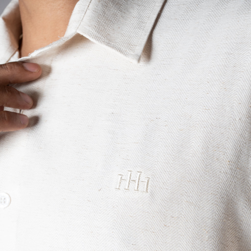 IVORY HAZE FLOW FABRIC SHIRT - Hophead