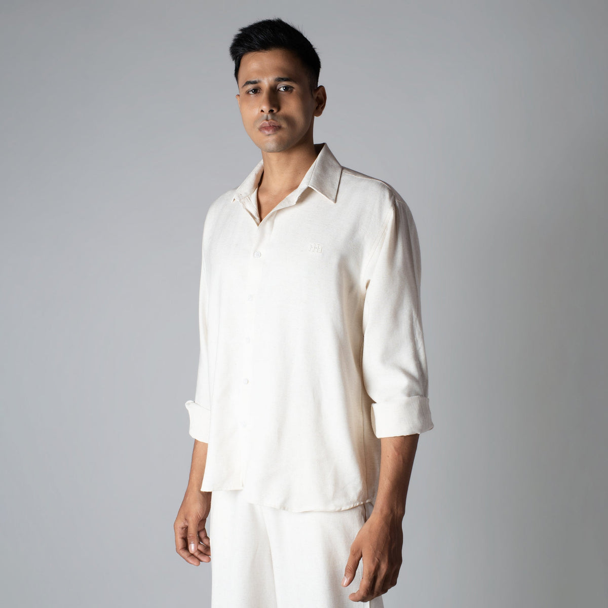 IVORY HAZE FLOW FABRIC SHIRT - Hophead