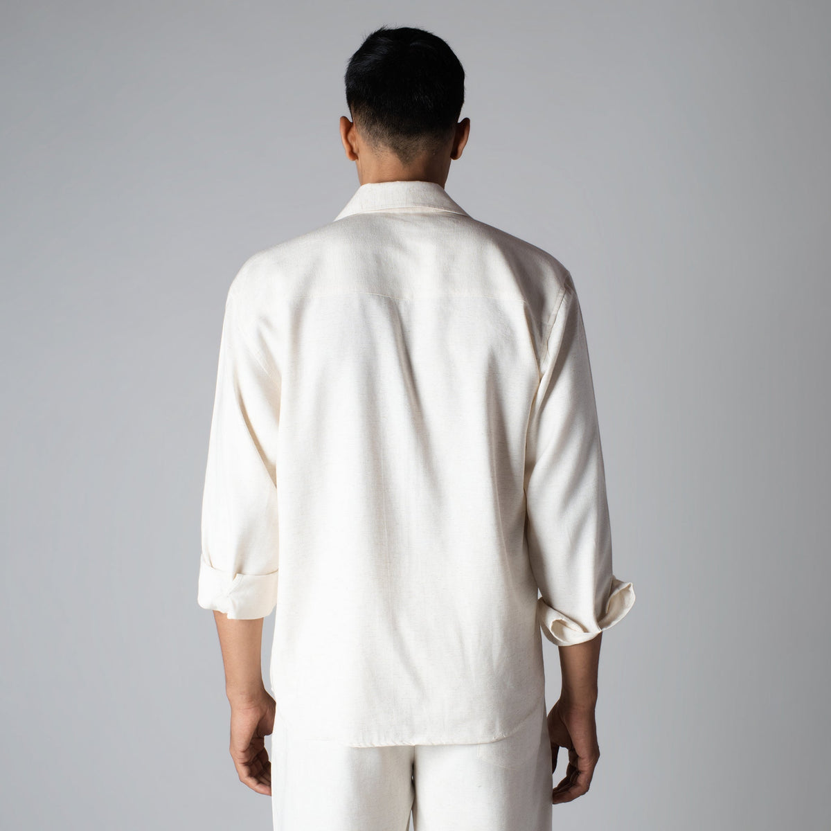 IVORY HAZE FLOW FABRIC SHIRT - Hophead