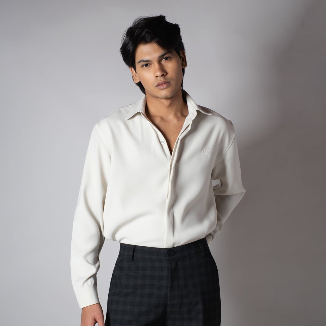 IVORY KOREAN SHIRT - Hophead