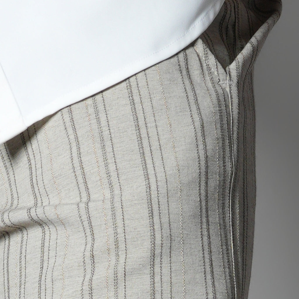 IVORY PINSTRIPE SHORTS - Hophead