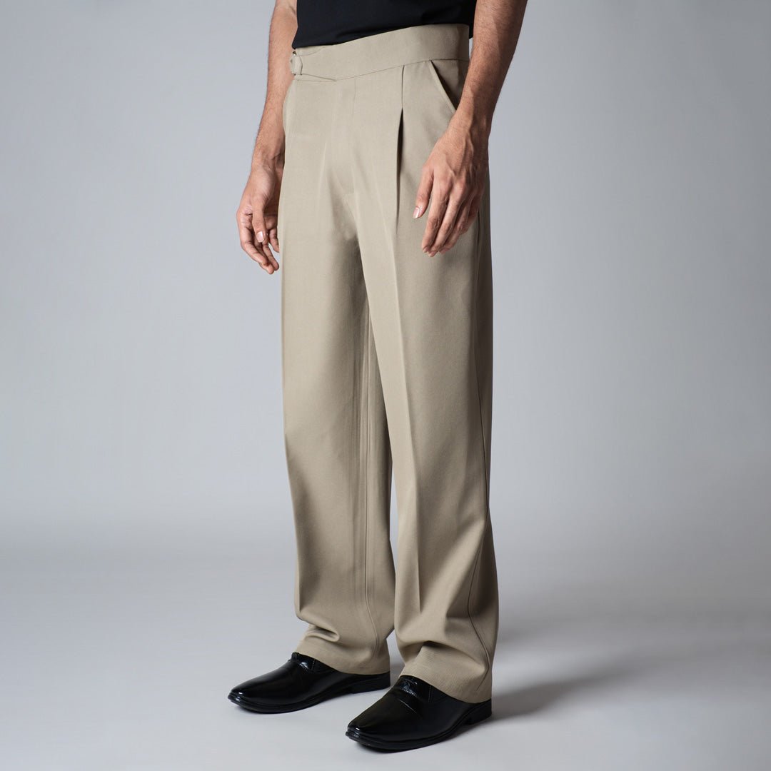 KHAKHI D - RING ITALIAN STYLE TROUSER - Hophead