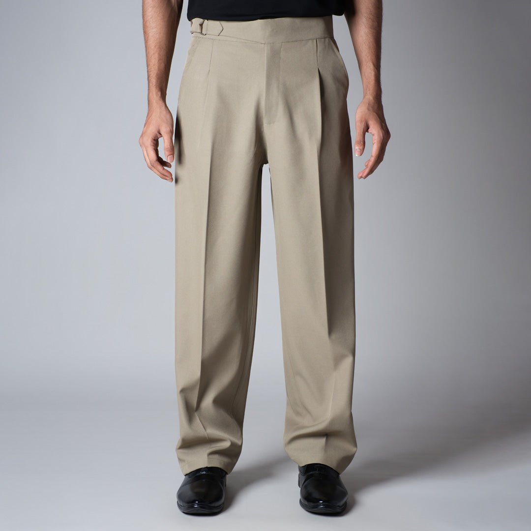KHAKHI D - RING ITALIAN STYLE TROUSER - Hophead