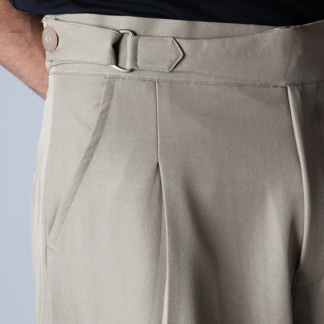 KHAKHI D - RING ITALIAN STYLE TROUSER - Hophead