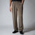 KHAKHI LONG FLAP TEXTURED TROUSER