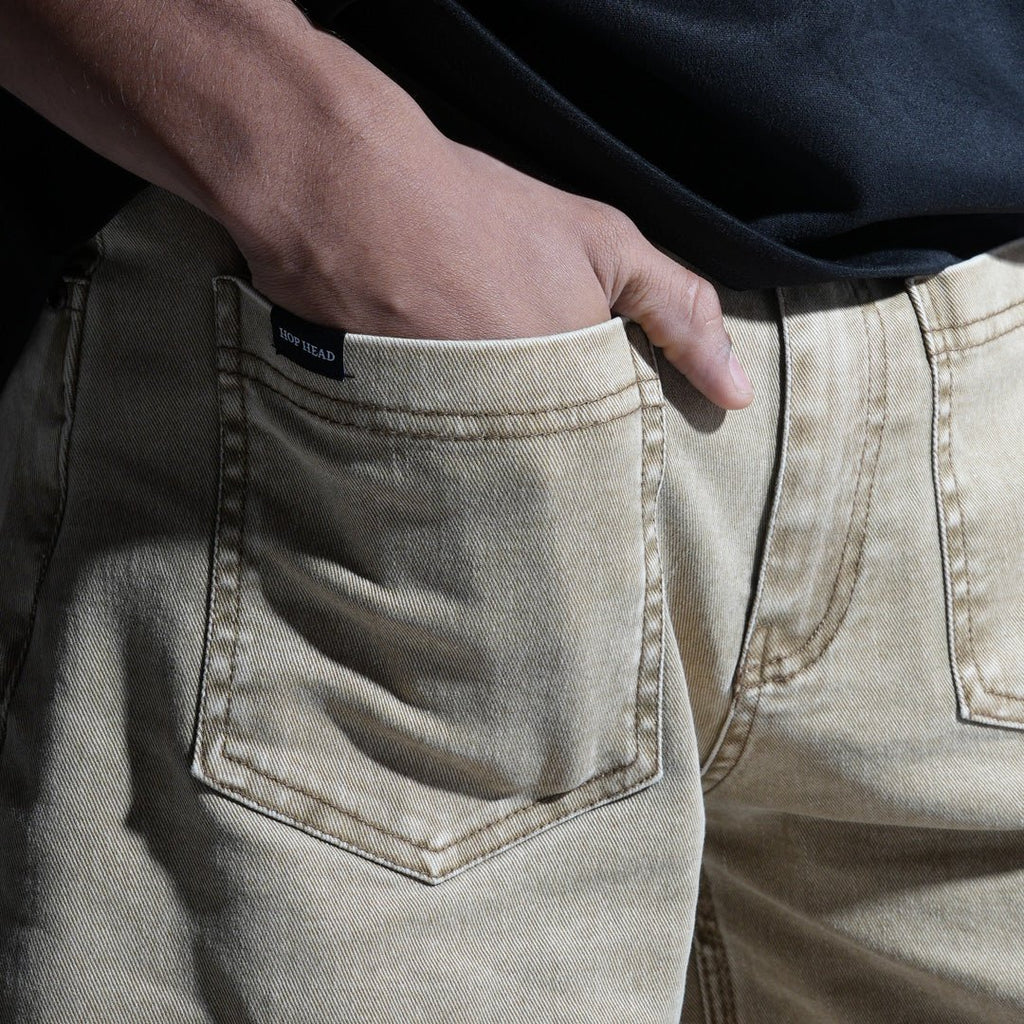 KHAKHI REVERSE JORTS - Hophead