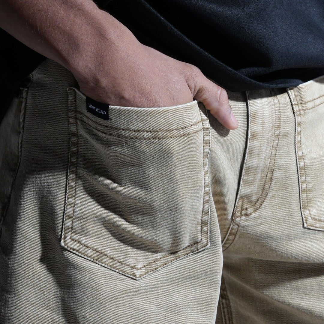 KHAKHI REVERSE JORTS - Hophead