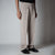 KHAKI LONG FLAP BELT TROUSER
