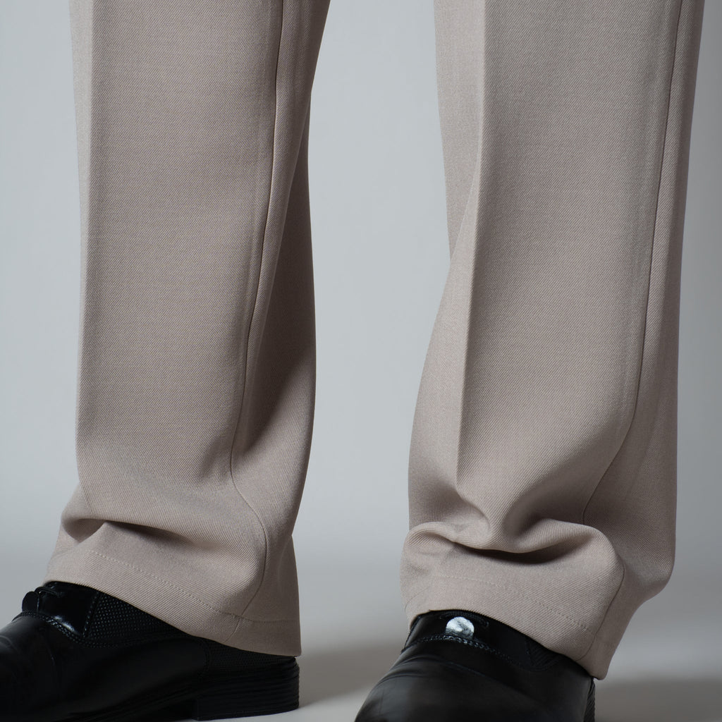 KHAKI LONG FLAP BELT TROUSER - Hophead