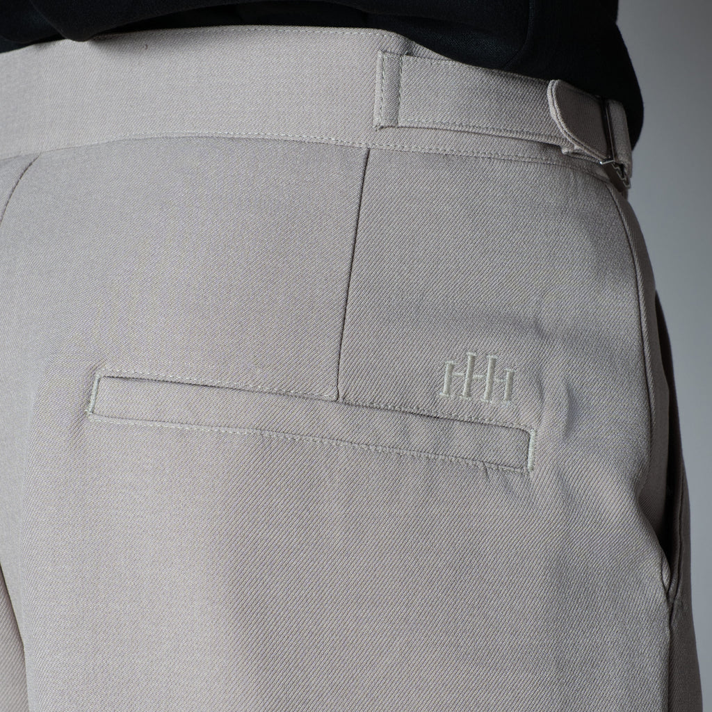 KHAKI LONG FLAP BELT TROUSER - Hophead