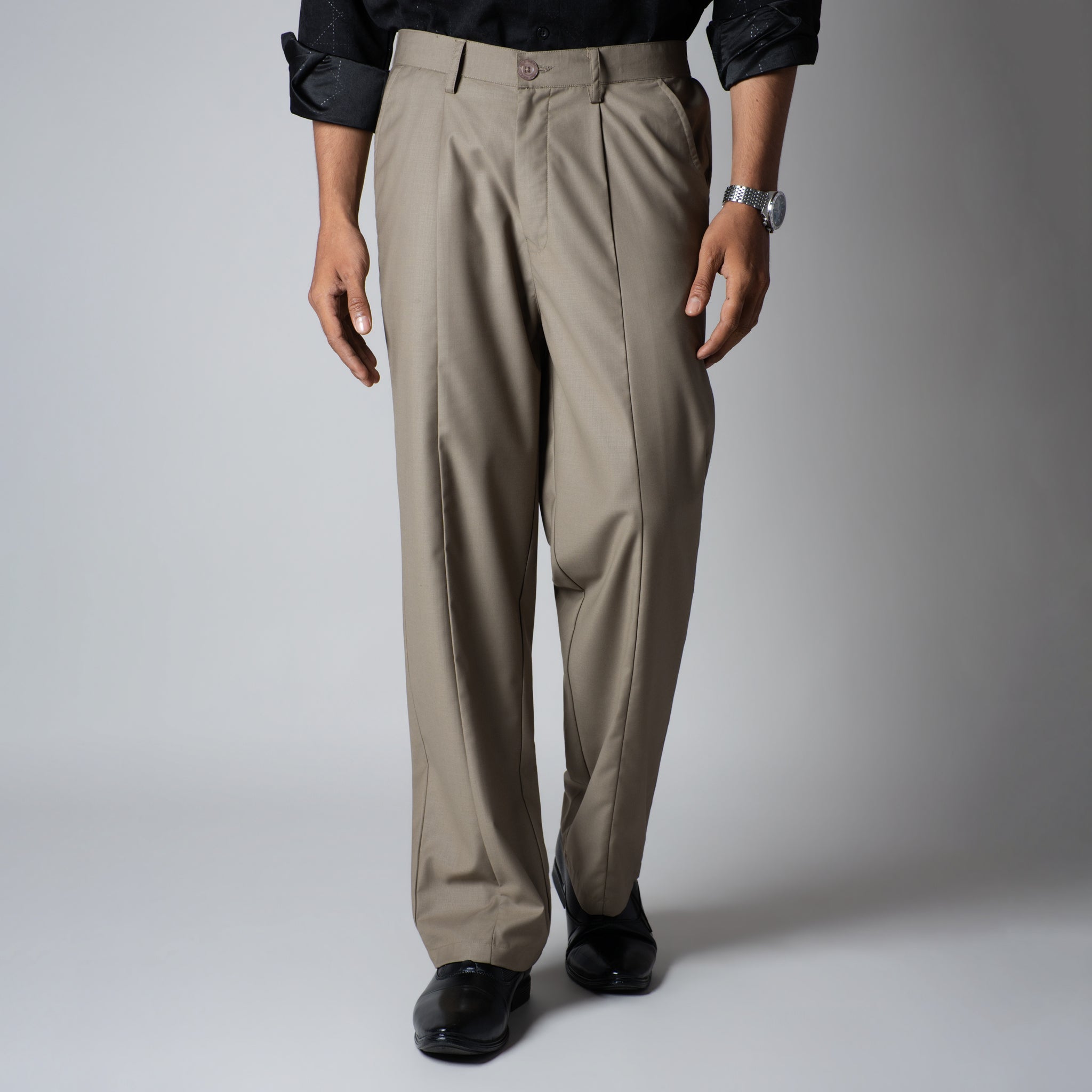 KHAKI MONO FIT TROUSER - Hophead