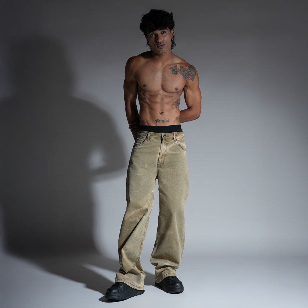 KHAKI WAVES DENIM - Hophead