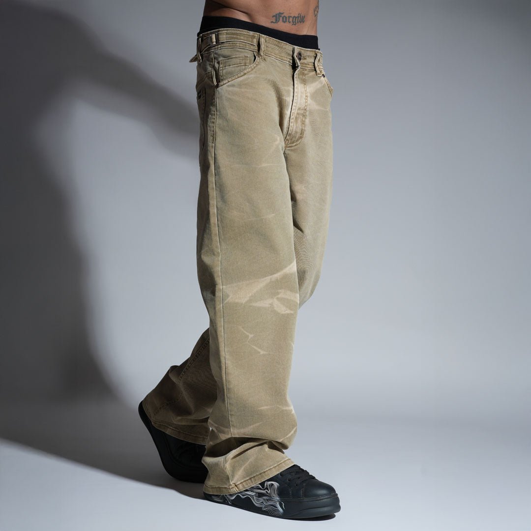 KHAKI WAVES DENIM - Hophead