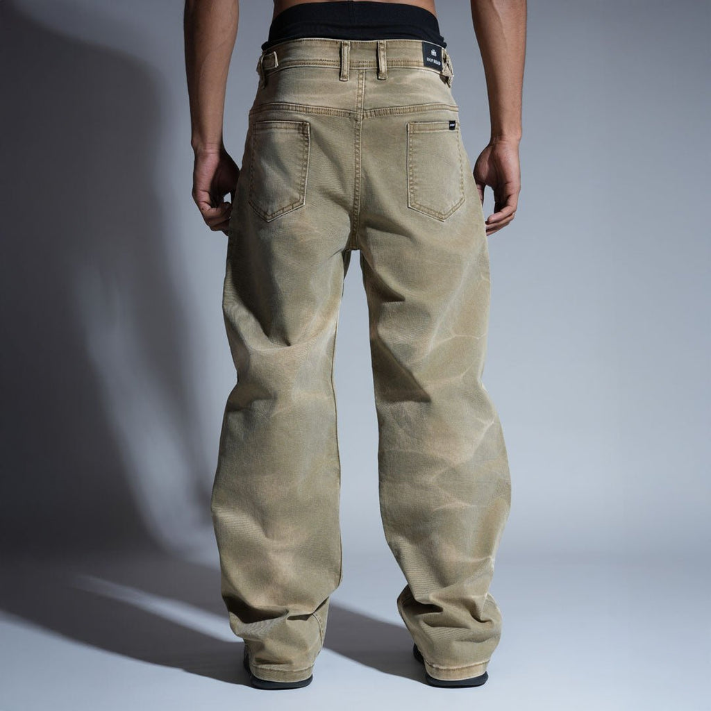 KHAKI WAVES DENIM - Hophead