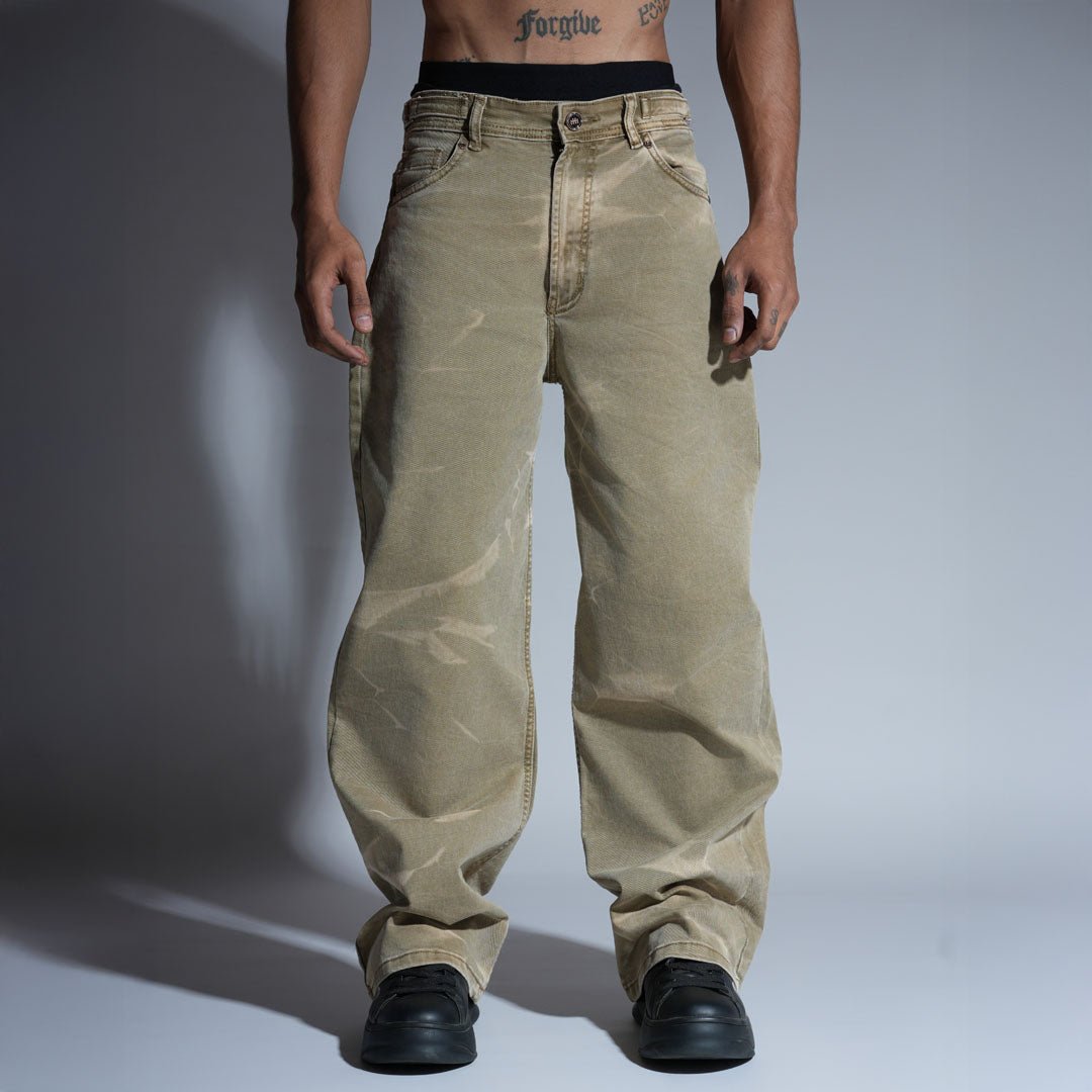 KHAKI WAVES DENIM - Hophead