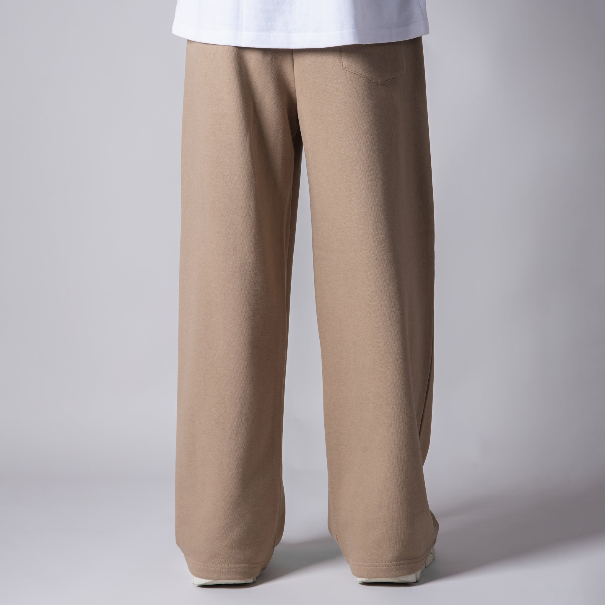LIGHT BROWN BASIC HEAVY SWEATPANTS - Hophead