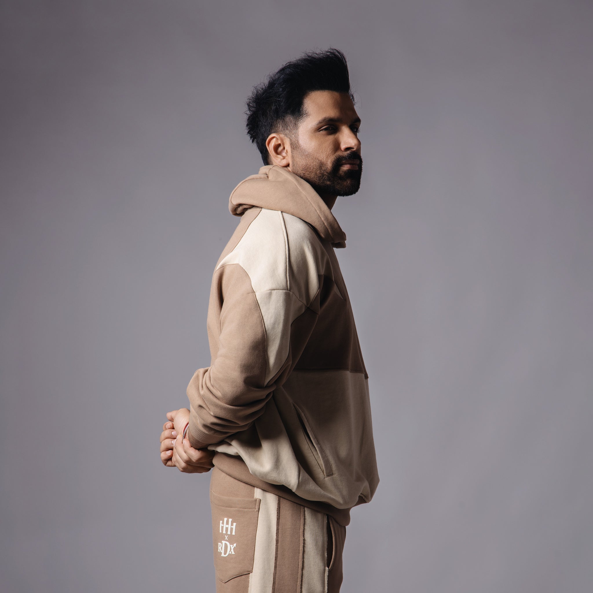 LIGHT BROWN CUT & SEW HOODIE - Hophead