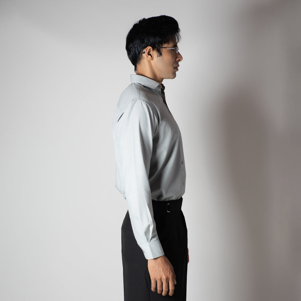 LIGHT GREY CHIC SHIRT - Hophead