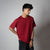 MAROON CREW NECK BASIC T-SHIRT