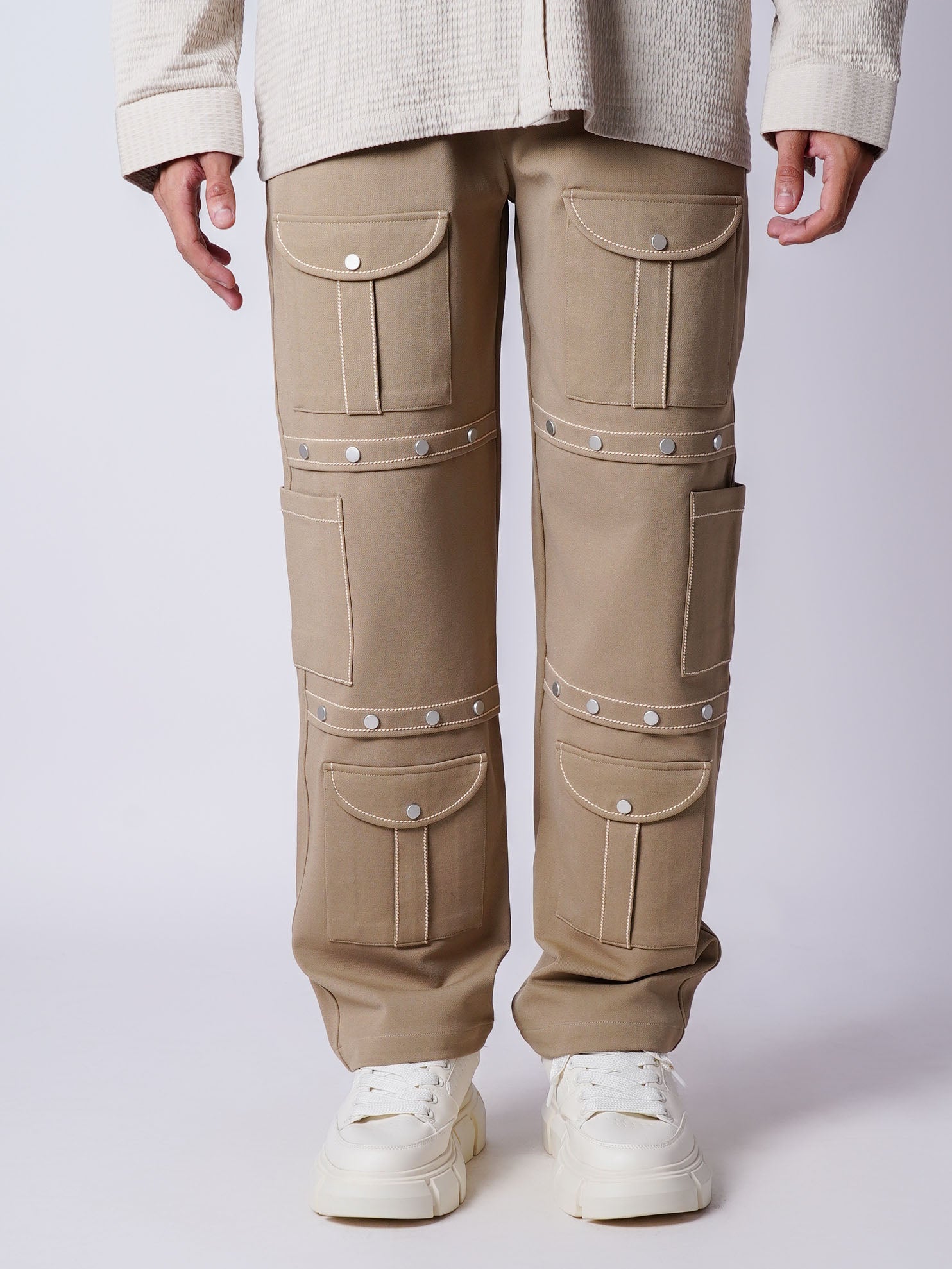 METALLIC BUTTON CARGO - Hophead