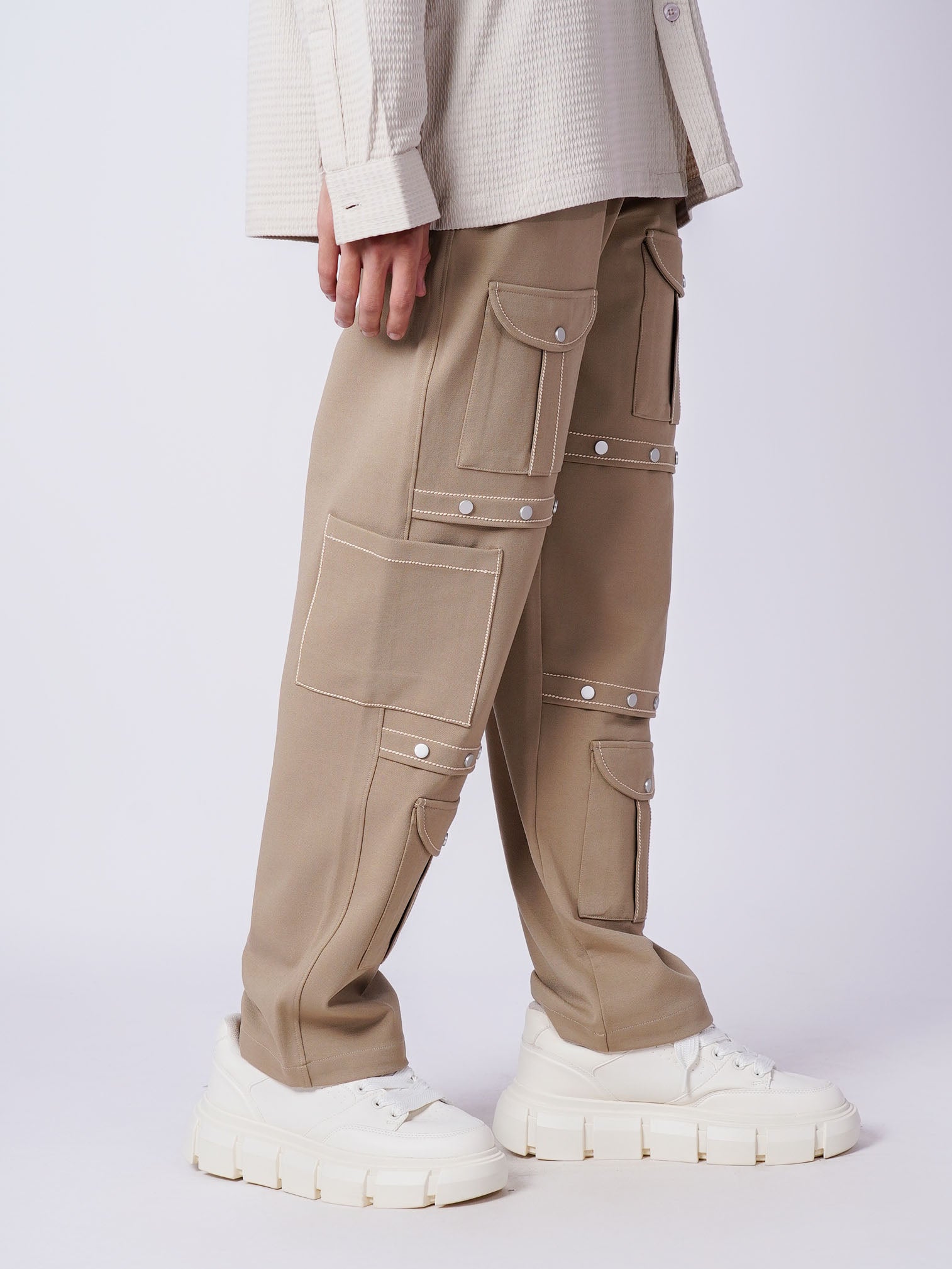 METALLIC BUTTON CARGO - Hophead