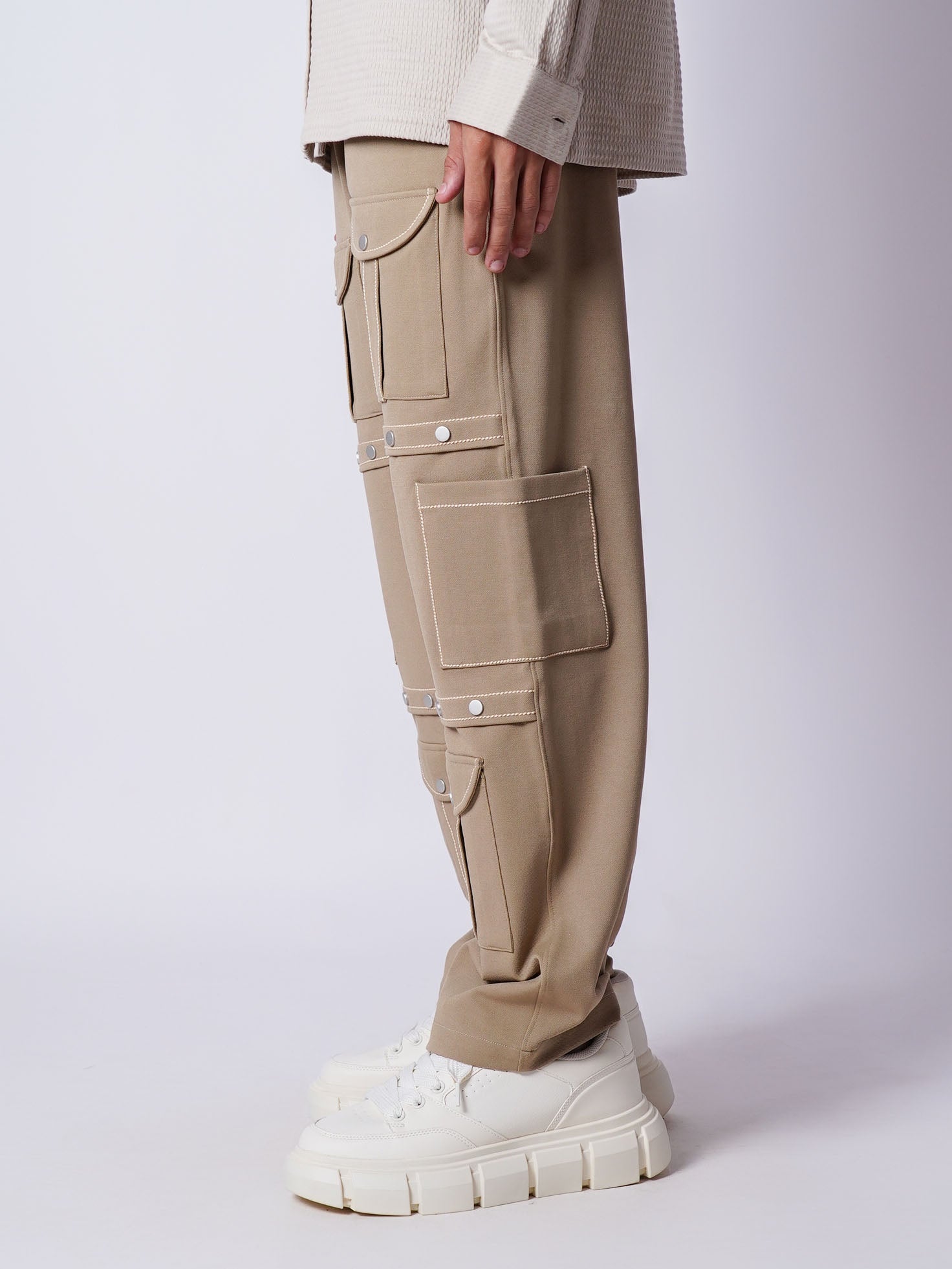 METALLIC BUTTON CARGO - Hophead