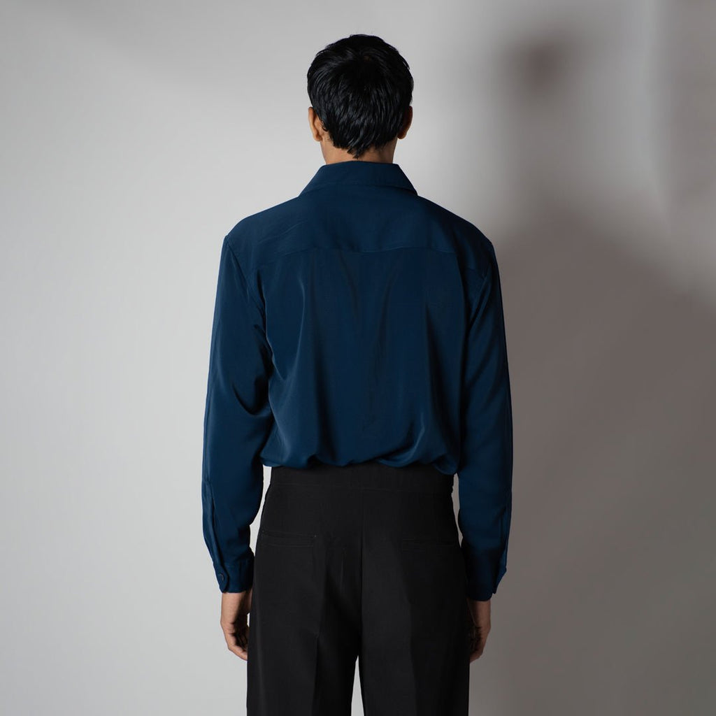 MID-NIGHT BLUE KOREAN ULTRALITE SHIRT - Hophead