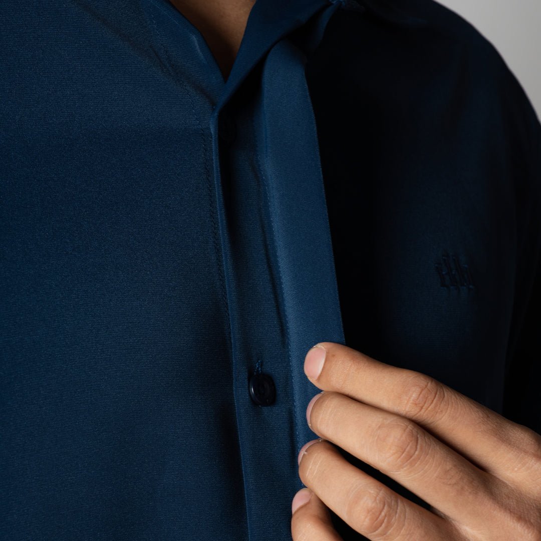 MID-NIGHT BLUE KOREAN ULTRALITE SHIRT - Hophead