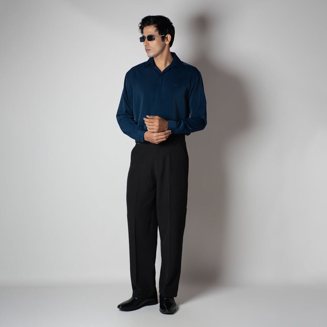 MID-NIGHT BLUE KOREAN ULTRALITE SHIRT - Hophead