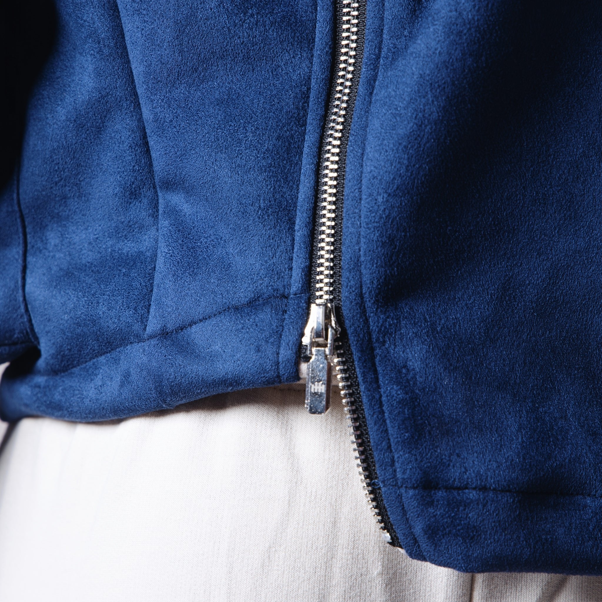 MIDNIGHT BLUE & BISQUE SWIFTZIPPER JACKET - Hophead
