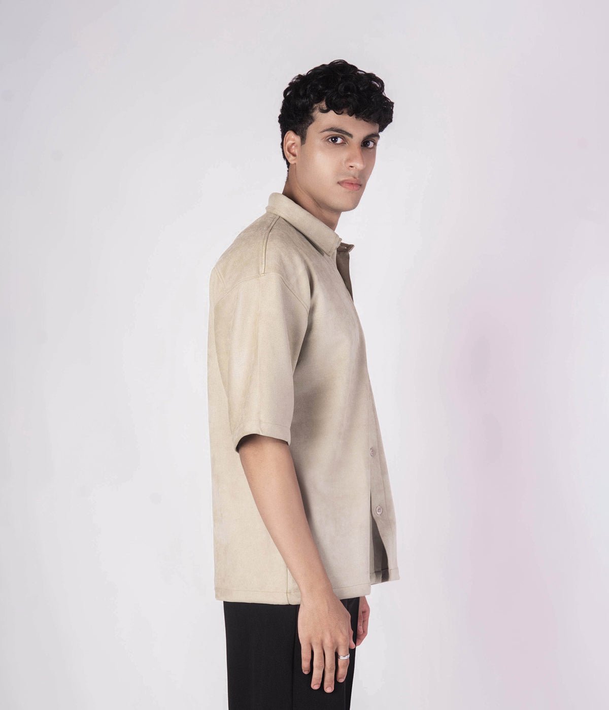 MOSS GREEN CLASSIC SUEDE SHIRT - Hophead