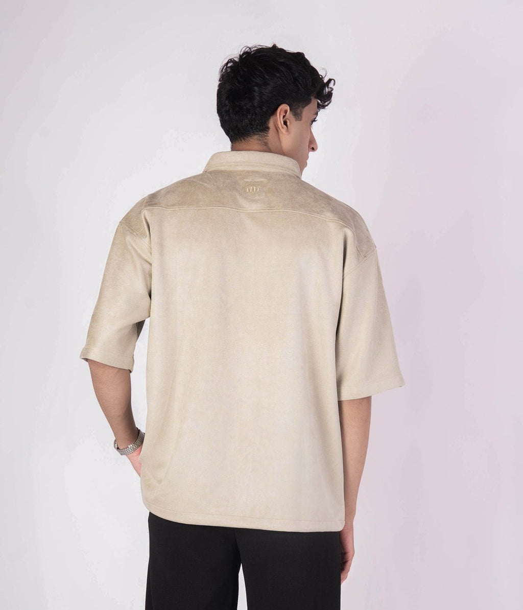 MOSS GREEN CLASSIC SUEDE SHIRT - Hophead