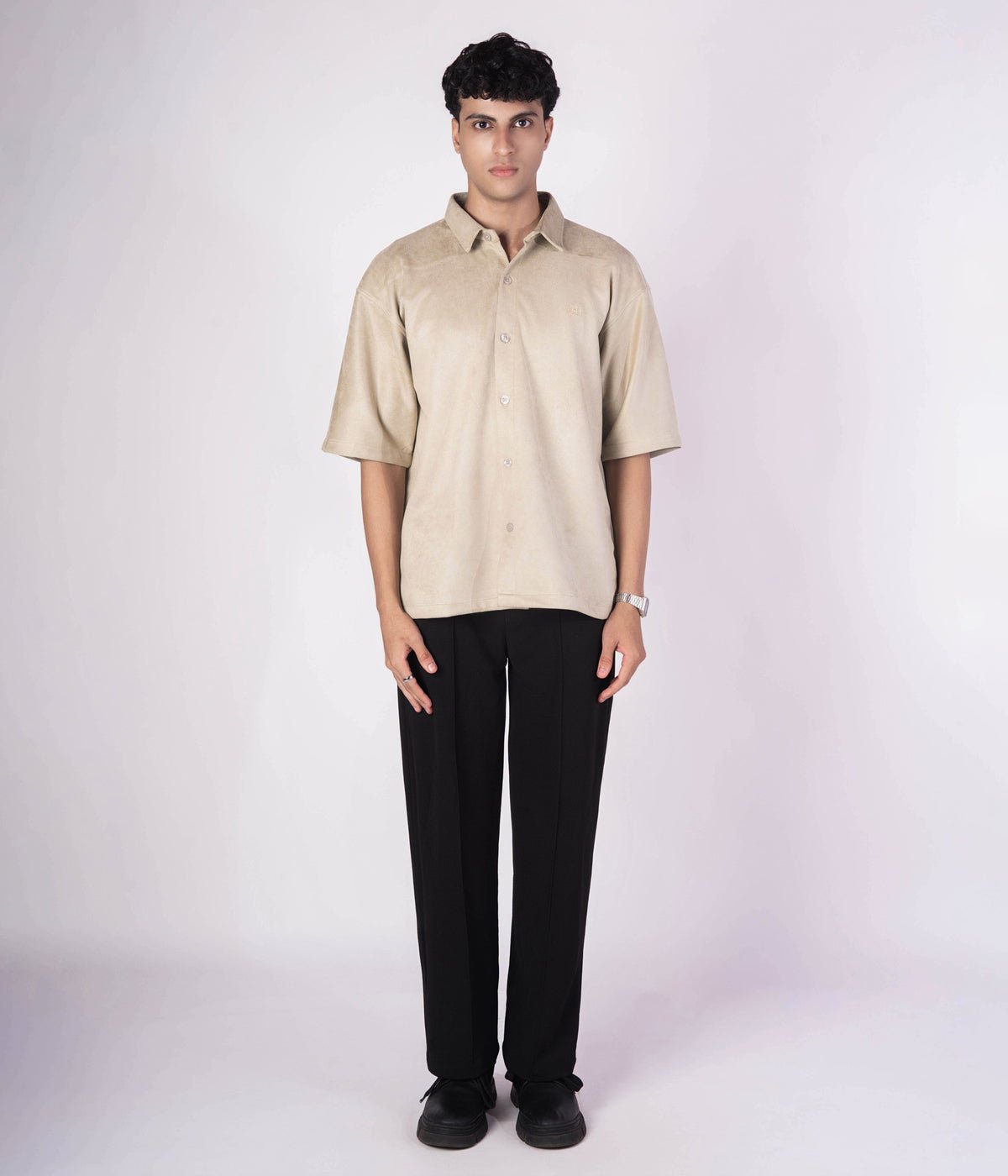 MOSS GREEN CLASSIC SUEDE SHIRT - Hophead